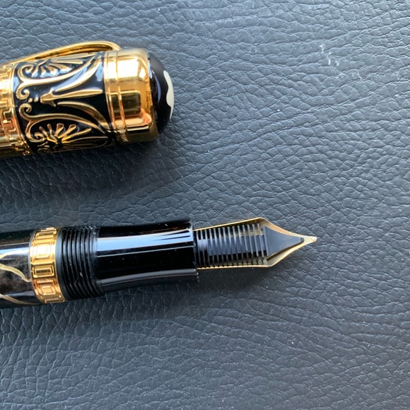 MONTBLANC LIMITED EDITION ALEXANDER THE GREAT PATRON OF THE ART FOUNTAIN PEN1998 - Picture 8 of 16